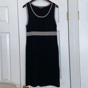 Adrienne Vittadini Black and Gray Dress